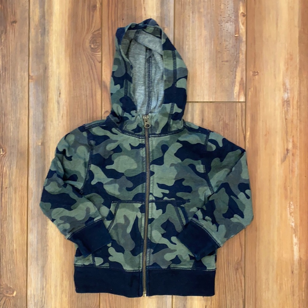 Crew Cuts Camo Hoodie 2T
